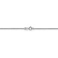 thumbnail image 4 of 14k White Gold 16 Inch 1.05mm Spiga Chain Necklace Pendant Charm Wheat, 4 of 9