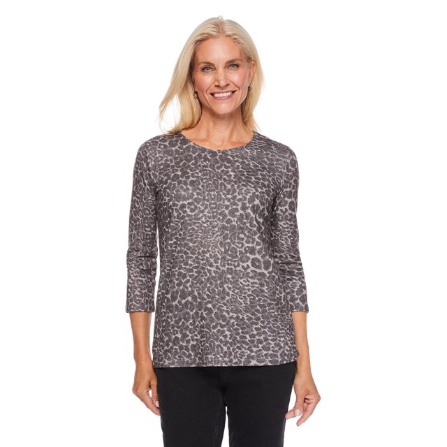 Iyla Women's 3/4 Sleeve Hacci Top