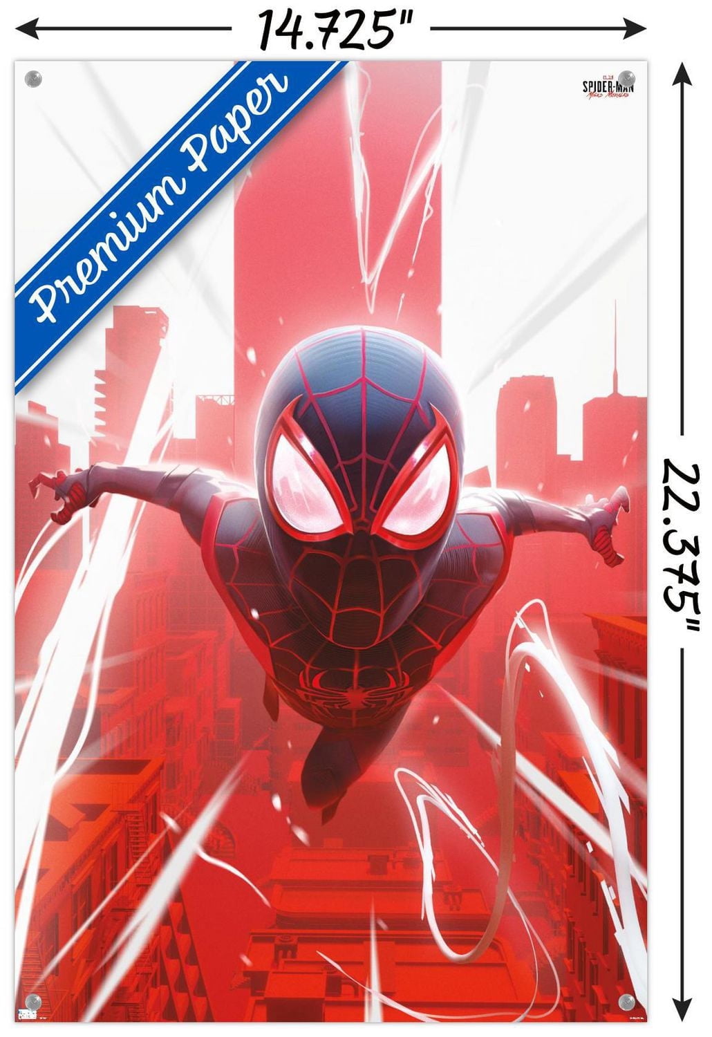 Marvel's Spider-Man: Miles Morales - Falling Wall Poster