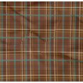 thumbnail image 4 of oneOone Organic Cotton Poplin Twill Fabric Madras Check Decor Fabric Printed BTY 42 Inch Wide, 4 of 4