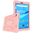 thumbnail image 1 of Mignova for Lenovo Tab M8 8.0 Inch Case,Hybrid Three Layer Full-Body Shockproof Armor Defender Full-Body Rugged Protective Case Cover with Stand for Lenovo Tab M8/M8 Smart Tab 8.0 Tablet (Rose Gold), 1 of 7