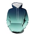 thumbnail image 3 of Rbaofujie Chandails pour Hommes Hommes Décontracté Mode Col Rond Poches Imprimé Dégradé Chandail à Enfiler Manches Longues Hauts Chandail à Capuche Chandails à Capuche Tendance, 3 of 5