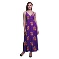 thumbnail image 1 of Bimba Robe Bohème de Plage Longue Sans Manches à Bretelles Imprimée Florale pour Femme - XX-Grand, 1 of 6