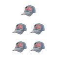 thumbnail image 2 of Decodeary Fashionable Baseball Cap Adjustable And Sun Defended Multi-colors Hat Denim 2 5Set, 2 of 6