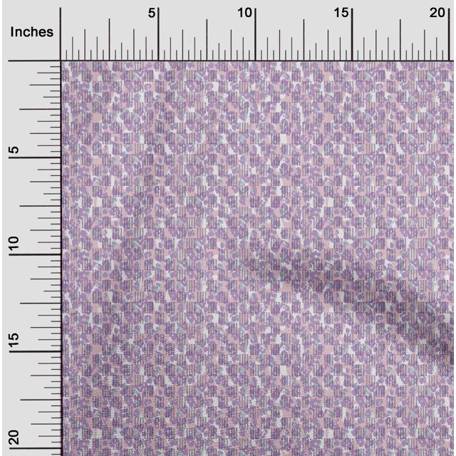 oneOone Velvet Medium Pink Fabric Animal Skin Texture Sewing Material Print Fabric By The Yard 58 Inch Wide