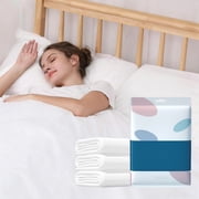 Disposable Bedding Set, EDHITNR 4-Piece Travel Sheets for Hotels, Portable Non-Woven Fabric Bed Cover with Duvet Cover Fitted Sheet Pillowcases