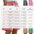 thumbnail image 3 of LVHAOGJOB Womens Plus Size Shorts Linen with Pockets Solid Color Summer Elastic Waist Shorts Pants for Ladies Loose, 3 of 9