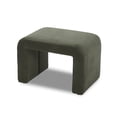 thumbnail image 4 of Better Homes & Gardens Juliette Velvet Pouf, Olive, 4 of 9