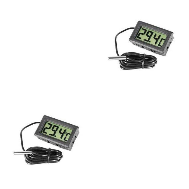 Maytalsory Probe Fridge Home Thermometers For Aquarium Refrigerator Bar Fish Tank Refrigerator Temperature Gauge 2Set
