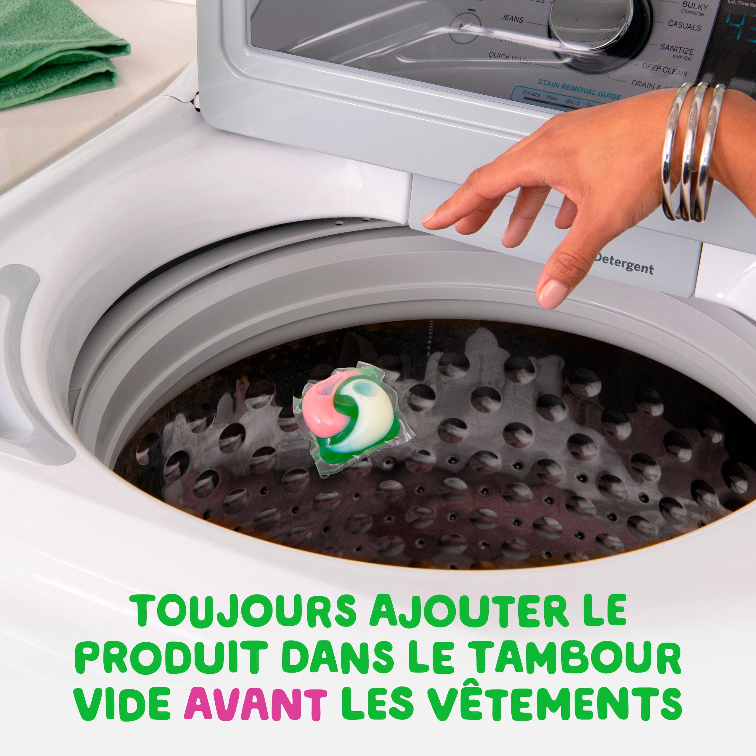 Capsules de détergent à lessive Gain Super Flings, 9 unités, Vibrant, irrésistiblement propre et frais