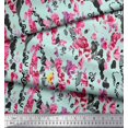 thumbnail image 2 of Soimoi Velvet Fabric Animal Skin Texture Print Sewing Fabric Yard 58 Inch Wide, 2 of 3