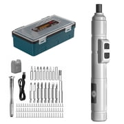 Amdohai 250r/min Screwdriver Metal Bits Set Multifunctional Screwdrivers Repairing Tool Kit Electric Screw Driver for Mobilephones Computers Home Appliances