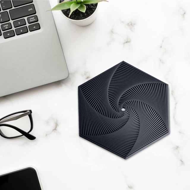 UsRHHA Printed Fidget Toy Geometric Shape, Mindful Sensory Tool for Adults Anxiety Relief, Hexagonal Stress Reliever