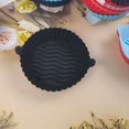 thumbnail image 4 of Casserole de Friteuse à Air Chaud en Silicone pour Cuisine Réutilisable avec Poignée Accessoire Antiadhésif Résistant à la Chaleur Panier de Cuisson pour Légumes Gril Doublure de Friture pour la Maison Remplacement Noir, 4 of 6