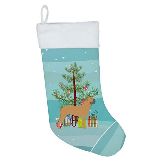 Carolines Treasures BB2989CS Bullmastiff Merry Christmas Tree Christmas Stocking