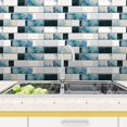 thumbnail image 5 of SIfdSeng Get it Fast 3D Texture & Stainproof Home Décor Tile Stickers for Bathroom & Kitchen Glossy Thickened Wall Decals, 5 of 5