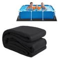 thumbnail image 1 of Heavy Duty Pool Liner Pad for Above Ground Pools - Durable Non-Woven Geotextile Shield - Puncture Resistant, Eco-Friendly Weed Barrier - Extends Pool Liner Life - Square, Size: 16x32, 1 of 8
