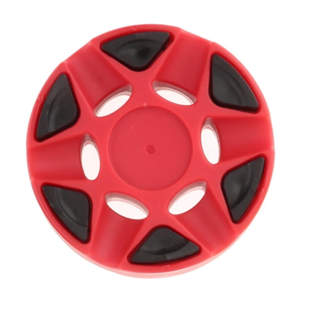 pitrice Inline Roller Hockey Puck Durable Multifunctional Ice Hockey Puck Equipment Red 76x25mm