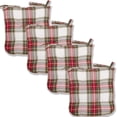thumbnail image 1 of Celebration Plaid 16" Chair Pad 100% Tufted Cotton Cover, 1 of 5
