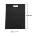 thumbnail image 2 of Unique Bargains Réutilisable Goodie Mariage Fête Non-Tissé Sacs Fourre-Tout, Noir 10 Pack, 2 of 5