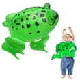 thumbnail image 1 of Funny Inflatable For Frog With Flashing Light Toddler Kids Children Animal Blow Up Decoration, 1 of 9