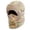 Yellow, variant on Winter Sports 2 in 1 Windproof Full Cover Thermal Hat with Integrated Glasses for Outdoor Riding Skiing Camping and Hiking