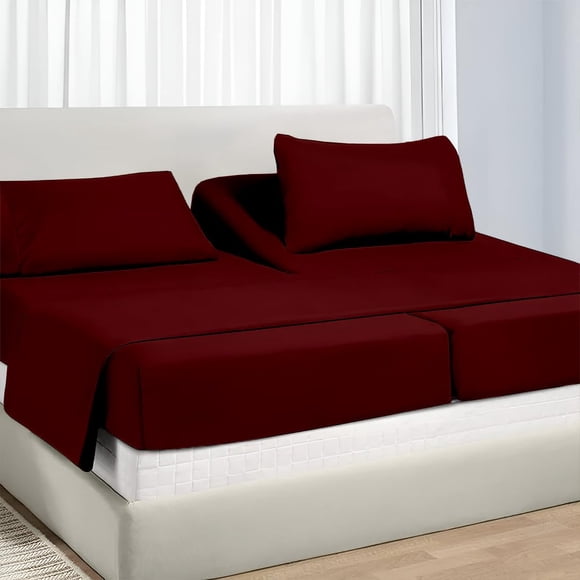 NON Sticky cotton Twin 4 Piece Sheet Set, 100% Long Staple Cotton, Soft Cooling Hotel Luxury Bedding Sheets, Deep Pocket Fits 10" to 18" Mattress, 39" x 75", Taupe Solid