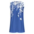 thumbnail image 4 of SDNall Women Printed Pullover Fashionable Casual Round Neck Top, 4 of 9