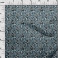 thumbnail image 3 of oneOone Polyester Spandex Teal Blue Fabric Tropical Sewing Craft Projects Fabric Prints By Yard 56 Inch Wide, 3 of 5