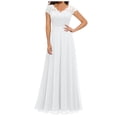 thumbnail image 1 of TIMIFIS Robe Maxi d'Été pour Femme Printemps Décontractée Bohème à Col en V Fendue Plage Longue Fluide Robes Tendance Plage Longues Robes pring, 1 of 3