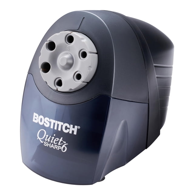Bostitch Office QuietSharp 6 Electric Pencil Sharpener, Heavy Duty Classroom Sharpener, Size Selector with 6 Different Sizes, Per