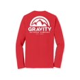 thumbnail image 2 of Gravity Outdoor Co. Chandail à Manches Longues - Rouge Vif - Logo Blanc - P, 2 of 2