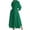 Green, variant on cfhntfmh Women's Casual Dresses Long Sleeve Collared V Neck Long Maxi Dress with Pockets Lounge Formal A-Line Dress