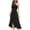 Black, variant on Womens Cocktail Formal Dresses Summer Ruffle Hem Wedding Guest Evening Gowns Cross Halter High Low Party Dress Black, L