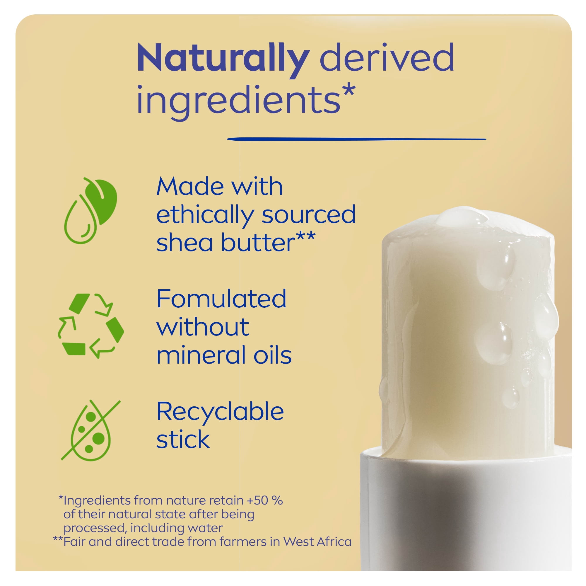 Baume à lèvres crème à la vanille de NIVEA, hydratation 24 heures, enrichi en beurre de karité et huiles naturelles, parfum vanille, (2 x 4,8 g)