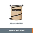 thumbnail image 2 of Worx WA0030 Landscaping 26-Gallon Spring Bucket Yard Bag # WA0030, 2 of 6
