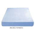 thumbnail image 3 of Double Fitted Sheet for Double Bed 78x86, Deep Pocket Non Slip Mattress Cover, Soft Polyester Knit Bed Sheet for Naked Sleeping, All Around Elastic Mattress, 3 of 6