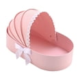 thumbnail image 4 of GUOOL Baby Shower Box Flower Box Birthday Gift Box Home Decor Cradle Floral Basket Pink, 4 of 9