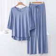 thumbnail image 1 of Weiqiqre Pyjamas pour Femmes Pyjamas Rafraîchissants Ensembles d'Été Assortis Manches Courtes Ensemble de Détente Femmes, 1 of 3