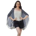 thumbnail image 2 of Moomaya Boléro Imprimé à devant Ouvert, Manches Kimono Imprimées, Couvre-Maillot de Plage pour Femmes, 2 of 5