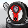 thumbnail image 3 of FHBVT 260PSI Tire Inflator, Portable Air Compressor with Digital Pressure Gauge for Car Tires, 12V Auto Tire Pump with Emergency LED Light and 3 Nozzles for Cars, SUVs, Motorcycles, 3 of 9