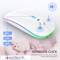 thumbnail image 2 of Souris Sans Fil Rechargeable Bluetooth pour MacBook pro MacBook Air Ordinateur Portable Mac Chromebook Windows Notebook MacBook HP PC DELL, 2 of 10