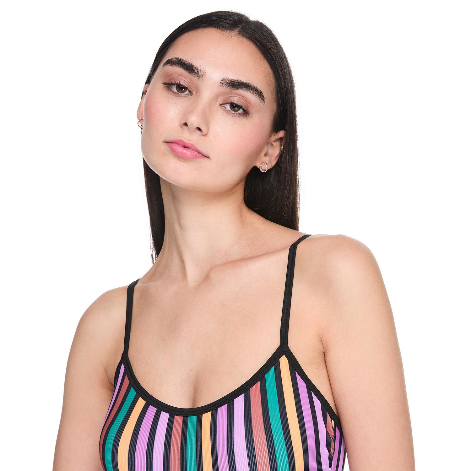 Maillot de bain 1 pièce imprimé No Boundaries pour femmes