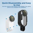 thumbnail image 2 of Ultralight PC Frame Mount Adapter For Insta360 GO 3 And GO 3S With Secure Lock And Fence Design, 2 of 8