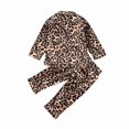 thumbnail image 2 of Ensemble Pyjama Enfant Imprimé Léopard Haut Manches Courtes Pantalon, 2 of 5