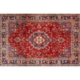 thumbnail image 1 of Ahgly Company Indoor Rectangle Traditional Orange Salmon Pink Persian Area Rugs, 6' x 9', 1 of 6