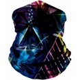 thumbnail image 2 of Cagoule Visage Triangles Galaxy Foulard Tour de Cou Rave Bouclier Pare-Soleil Couvre-Chef Masque, 2 of 8