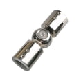 thumbnail image 3 of Tnarru Rod Connector Hinged Elbow Connector Heavy Duty Bathroom Glass Door for Bay Window Curtain Rods with Screws Adjustable Angle 25mm polished, 3 of 8