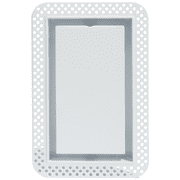 Fittes Flush Wall Vent [Lite], Minimalist ABS Plastic HVAC Air Return Register Cover, Customizable Modern Airflow Solution for Home or Ceiling, Pro Install – 8"x14" – Cotton White