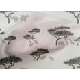 thumbnail image 4 of oneOone Cotton Poplin Fabric Tree & Animals Ikat Printed Fabric 1 Yard 56 Inch Wide, 4 of 4